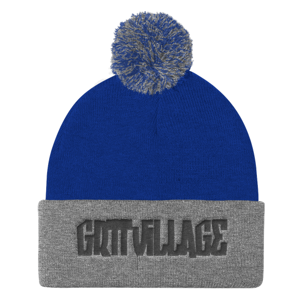 Gritt Village Pom Pom Knit Cap